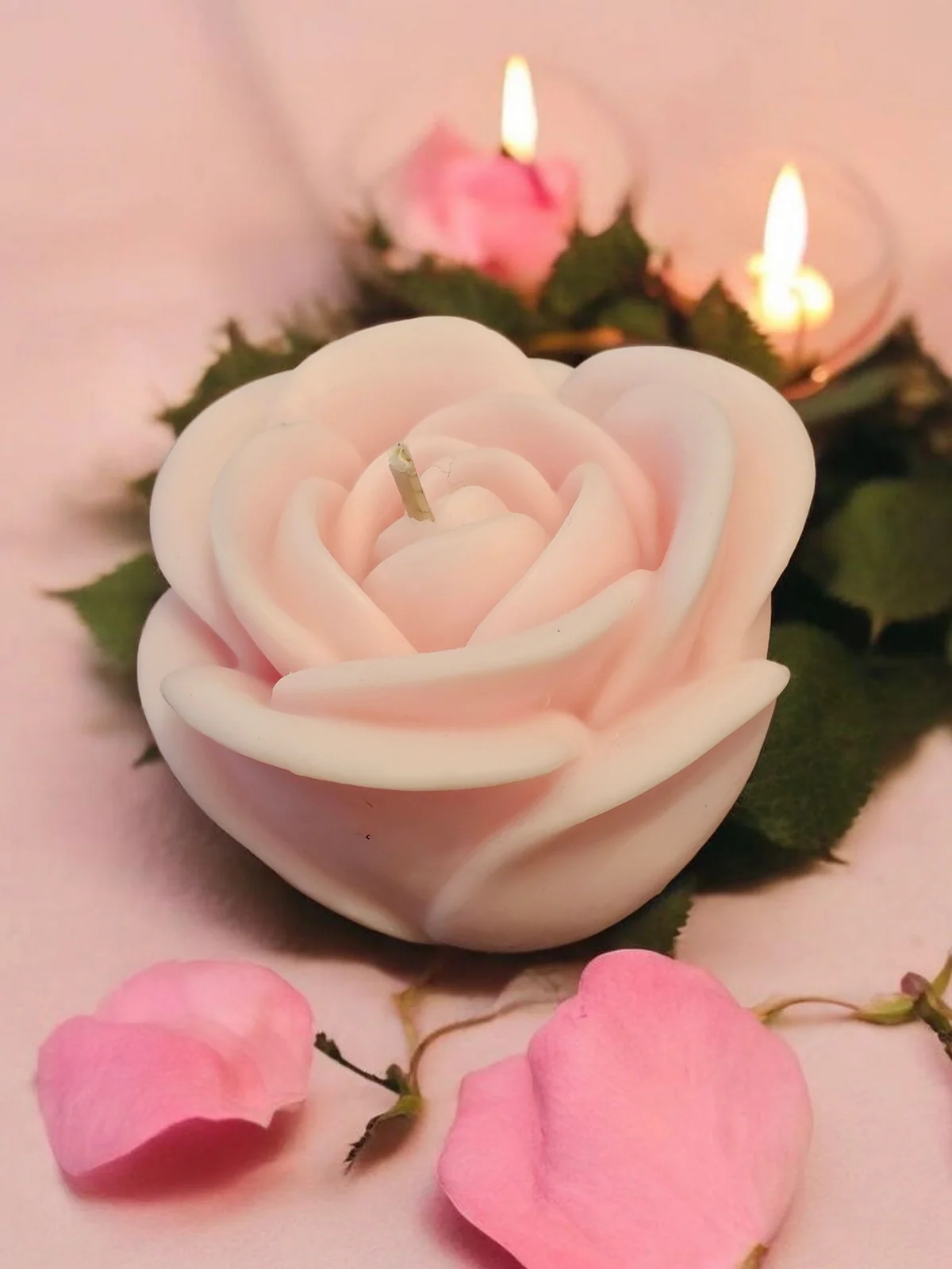 Rose Candle