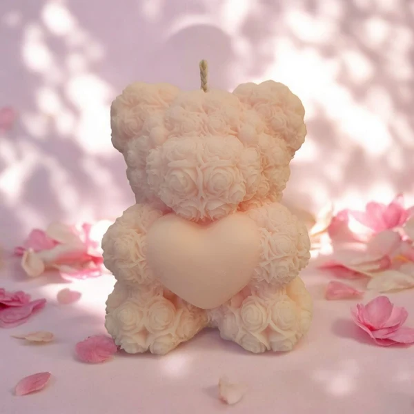Plushy Bear Candle